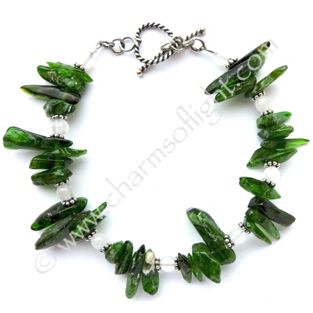 Diopside & Jade Bracelet